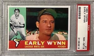 1960 Topps Set Break #1 EARLY WYNN PSA 8 NM-MT White Sox