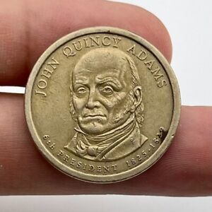 Presidential dollar coin 6th President John Quincy Adams 1825-1829 , 2008 P Mint