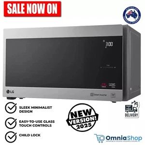 LG Stainless Steel Smart Inverter Microwave Oven 42 Litre 1200W Microwave Oven - Picture 1 of 8