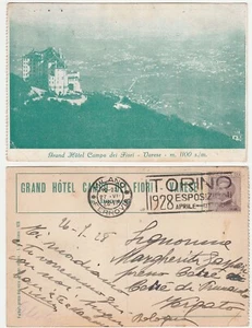 VARESE - GRAND HOTEL CAMPO DEI FIORI - VIAGG. 1928 -27822- - Picture 1 of 1