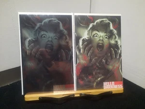 SDCC 2024 HELLO DARKNESS #1 FOIL Variant Set Comic Con Exclusive LE 250 /500 - Picture 1 of 20
