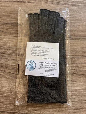 Guantes de compresión para artritis sin dedos para mujeres y hombres nuevos con etiquetas, alivio del dolor en las manos M Foto 1 de 4