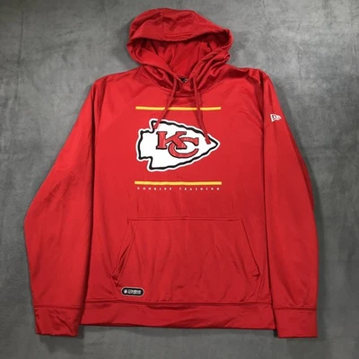 Sudadera con Capucha Kansas City Chiefs Para Hombre Extra Grande Roja NFL Combina Nueva Era Foto 1 de 4
