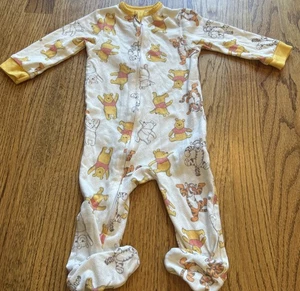 Disney Baby Winnie the Pooh Tigger Sleep & Play6 Months Sleeper Pjs Zipper - Picture 1 of 10