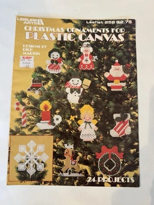 Leisure Arts Christmas Ornaments for Plastic Canvas Leaflet # 256-see Photos - Image 1 of 4