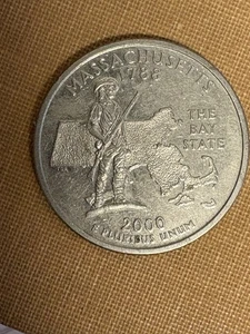 2000-S Circulated Proof Quarter Massachusetts - Picture 1 of 3