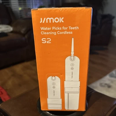 Fio dental J/Mok sem fio S2 irrigador oral -6 pontas -AMARELO - NOVO* - Imagem 1 de 2