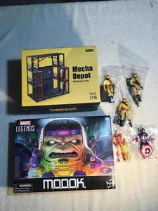 marvel universe 3.75” lot, Modok, 3 Aim, Mecha Depot,Iron Man, Captain America  - Picture 1 of 16