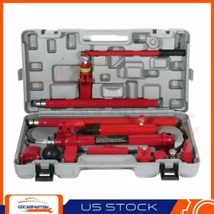 10 Ton Porta Power | Hydraulic Jack Air Pump Lift Ram Repair Tool Kit Auto Body - Picture 1 of 12