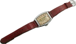 Vintage Disney Daisy Duck Ladies Mechanical Wristwatch Stainless Steel US Time - Picture 1 of 5