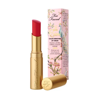 NEW TOO FACED Color Drenched Lip Cream in JELLY BEAN Discontinued Color Lipstick - Image 1 of 4