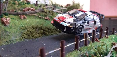 Toyota  GR  Yaris Rally 1 scala 1/43 diorama - Immagine 1 di 4