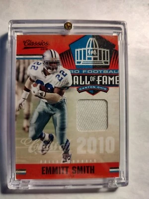 2010 Panini Classics Emmitt Smith HOF JOGO USADO Patch sp /100 Cowboys 🔥 - Imagem 1 de 2