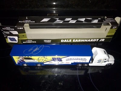 1/64 ACTION  2018  HAULER, #8, HELLMAN'S DALE JR. Signed Autograph Trailer JSA - Image 1 of 3