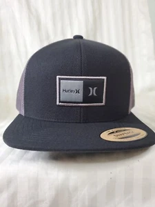 Sombrero/Gorra Hurley Natural Snapback Negro/Gris Malla OSFA - Imagen 1 de 8