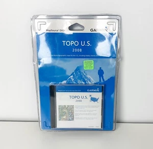 Garmin TOPO USA 2008 DVD MAPSOURCE SETUP DATA GPS MAPS NEW - Picture 1 of 2