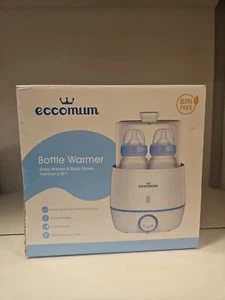 Eccomum Baby Bottle Warmer & Bottle Steam Sterilizer 2 IN 1 BPA Free G208 - Picture 1 of 10