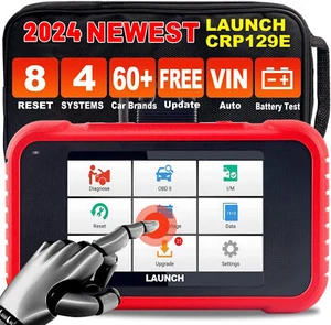 LAUNCH CRP129E OBD2 Scanner Car Diagnostic Tool Engine ABS SRS EBP SAS TPMS DPF - Picture 1 of 12