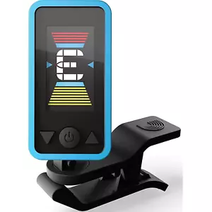 D'Addario CT-17 Eclipse Clip On Chromatic Guitar Tuner - Blue - Picture 1 of 4