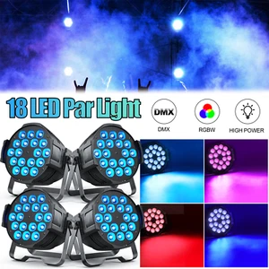 1-10x270W RGBW 18LED Par Can Stage Lighting DMX Wedding PartyShow Disco DJ Light - Picture 1 of 16
