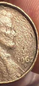 1962D Fehler Lincoln Penny Brockage oder schweres Fett? Vorderseite & Rückseite - Bild 1 von 5