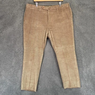 Мужские вельветовые брюки Incotex 42x30 коричневая кашемировая смесь сужающиеся спортивные Италия - Изображение 1 из 4
