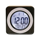 Digital Alarm Clock LCD Time Date Month Week Temperature Display