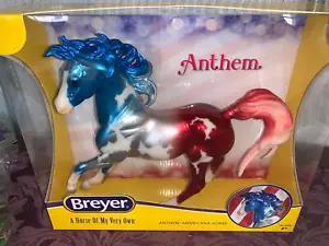 Cavalli modello Breyer inno cavallo patriottico rosso, bianco e blu metallizzato - Foto 1 di 4