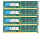 8GB 4X 2GB 2Rx8 Crucial PC3-10600U DDR3 1333MHZ 240PIN DIMM Desktop Memory RAM #