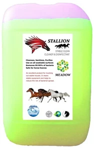 Stable Cleaner Deodoriser Stallion Meadow Fresh Scented 25L Container - Picture 1 of 12