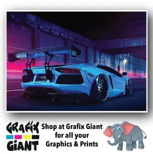 SUPER SPORT RENNWAGEN A3 A4 POSTER DRUCK GARAGE WERKSTATT SHOWROOM BÜRO WAND #3 - Bild 1 von 6