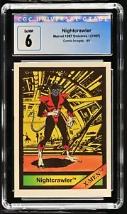 CGC 1987 Marvel Universe Series 1 MCU Comic Character Trading Card Nightcrawler - Picture 1 of 2