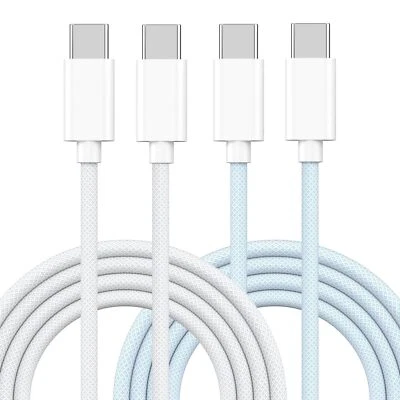 2x Cable Cargador USB Tipo C Carga Rapida 60W Para Apple iPhone 16 / Pro / Max - Image 1 of 4