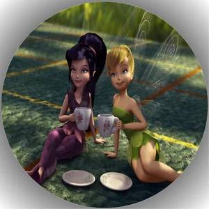 Ostia per torta compleanno festa immagine torta fondente - cialda campanellino P4 - Foto 1 di 1