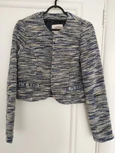 Forever Love 21 Blue Multicoloured Bolero Jacket Size XS UK Brand New Without... - Picture 1 of 6