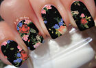 Roses Nail Art Stickers Transfers Decals Set of 22 - A1012