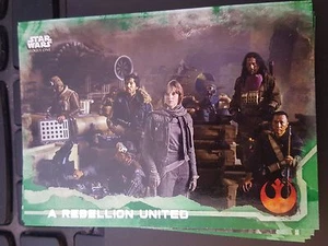 Topps Star Wars Rogue One #74 A Rebellion United 2016 verde - Imagen 1 de 1