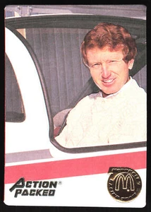 Tarjeta de carreras altas de McDonalds Bill Elliott 1995 llena de acción - Imagen 1 de 2