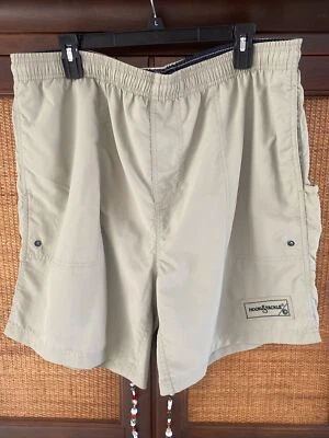 Men’s Hook & Tackle (L) Tan Swim Trunks. EUC! M8 - Изображение 1 из 4