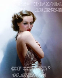 JOAN CRAWFORD STARRING IN NO MORE LADIES BEAUTIFUL COLOR PHOTO BY CHIP SPRINGER - Picture 1 of 1
