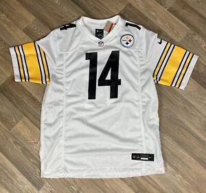 Pittsburgh Steelers George Pickens Nike White NFL Jersey Men’s Size Large