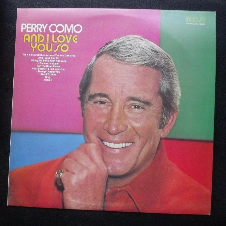 Perry Como - And I Love You So 12" Vinyl RCA SF 8380 - Image 1 of 1