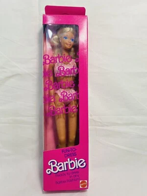 Mattel 1987 Divertido de Vestir Barbie NOVO Vintage Selado - Imagem 1 de 4