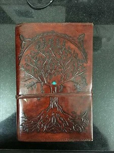 Tree of Life Leather Journal Diary Notebook Men Women Small Gift for Him Her - Picture 1 of 4