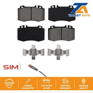 Front Semi-Metallic Brake Pads Wear Sensor Kit For Mercedes-Benz SL500 SLK55 AMG - Picture 1 of 11