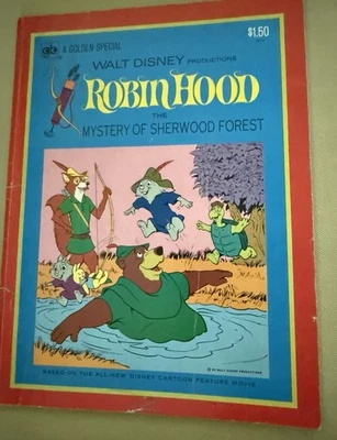 1973 Walt Disney "Robin Hood, El misterio del bosque de Sherwood" Foto 1 de 4