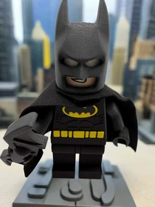 3D Printed DC Batman - Black Version Large Scale 8.5"- 9.5" Minifigure - Picture 1 of 6