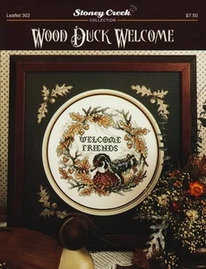 Wood Duck Welcome LFT302 by Stoney Creek cross stitch pattern - Picture 1 of 1