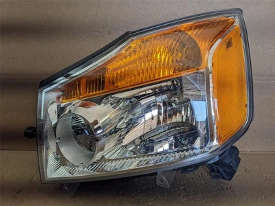 260609FF0A OEM Genuine 2008-2015 Nissan Titan LH Driver Side Headlight Chrome - Image 1 of 4