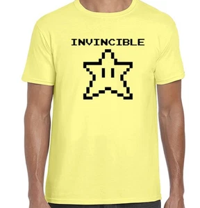 Invincible T-Shirt Star Gaming Mario Nintendo Donkey Kong Princess Peach G379 - Bild 1 von 2